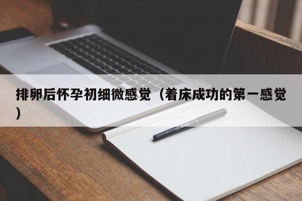 排卵后怀孕初细微感觉（着床成功的第一感觉）-第1张图片-鲸幼网