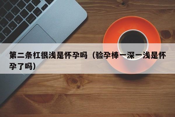 第二条杠很浅是怀孕吗（验孕棒一深一浅是怀孕了吗）-第1张图片-鲸幼网