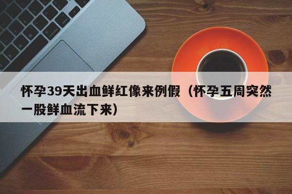 怀孕39天出血鲜红像来例假（怀孕五周突然一股鲜血流下来）-第1张图片-鲸幼网